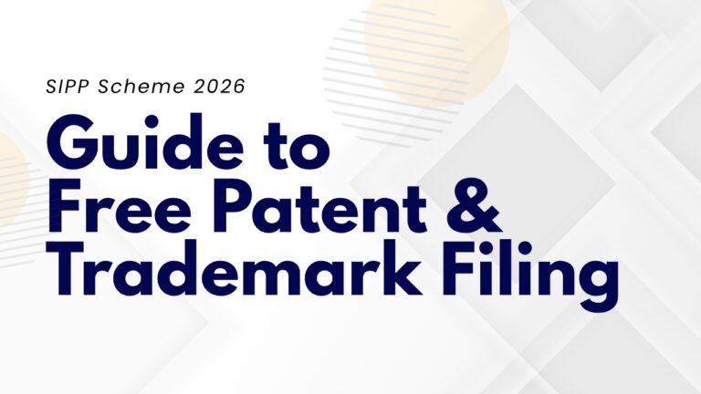 SIPP scheme India 2026 — free patent and trademark filing guide for DPIIT-recognised startups by TMZON